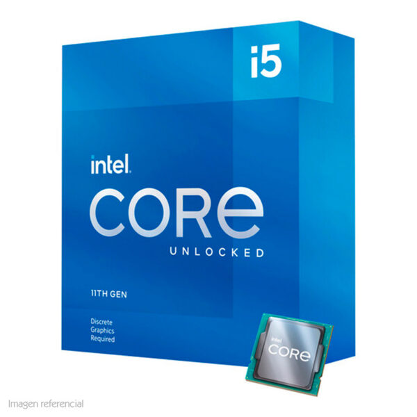 Procesador Intel Core i5-11600KF 3.90 / 4.90 GHz 12 MB Caché L3 LGA1200