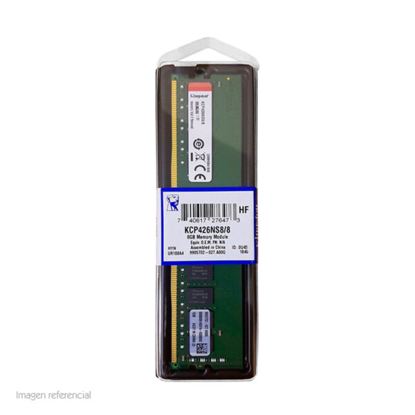 Memoria Kingston KCP426NS8/8 8GB DDR4 2666 MHz PC4-21300
