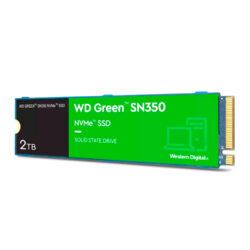 Unidad de estado solido Western Digital Green SN350 NVMe 2TB M.2 2280 PCIe Gen3